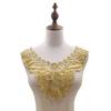 Gola de Renda Solúvel em Água Poliéster Seda Bordada Gola Flor Recorte Estéreo Corsage Renda Gola Falsa