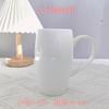 Fabricante de Tangshan Exporta Caneca de Cerâmica Branca Pura de Grande Capacidade para Café Leite Brinde Publicitário Lembrancinha Caneca de Porcelana Fina