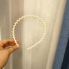 Diadema de moda multicolor esmerilada para presionar el cabello, diadema de onda invisible, verano, deportes, lavado de cara, cabello suelto, cabello corto