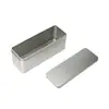 Caja de Lata Rectangular Blanca para Galletas de 20x7 Empaque para Hornear Venta al por Mayor Caja de Lata de Regalo de Alta Gama para Almacenamiento