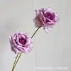 Flores Artificiales para Boda Colección Morada Serie Salón de Bodas Jardín Monet Arco Exterior Muro de Flores Estudio Fotográfico Floral Paisajismo