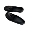 Zapatos de cuero de otoño simples, cómodos y suaves con elevador interno para mujer, mocasines slip-on de punta redonda 2026