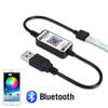 Mini controlador bluetooth rgb inteligente colorido 5v dormitorio en vivo usb luz colorida con controlador