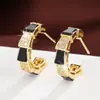 26 Nuevos Modelos de Exquisitos y Modernos Pendientes para Mujer con Diseño Geométrico de Bambú Fresco y Sencillo, Diseño de Nicho, Venta Directa del Fabricante