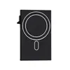 Bestseller Transfronterizo Estuche para Tarjetas de Aleación de Aluminio con Bloqueo RFID Portatarjetas Magsafe para iPhone Fijación Magnética