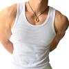 Chaleco deportivo fino de verano estilo americano con hilo grueso en forma de I para hombre, para correr, entrenar, elástico, ajustado, transpirable y absorbente del sudor.
