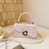 Tendência de Moda 2026 Bolsa Transversal Casual Feminina, Novo Estilo de Verão, Chique e Simples, Bolsa Quadrada Pequena Única