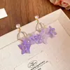 Pendientes Colgantes de Flor de Circonita con Aguja de Plata Estilo Festivo Pendientes Frescos y Dulces Pendientes de Moda Personalizados Diseño de Nicho