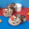 Pantuflas Infantiles de Hongo Lindas Dibujos Animados para Niños Zuecos Antideslizantes para Exteriores Sandalias de Playa de EVA para Bebé Verano