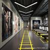 Luz Seta em V Fita de LED Formato de Seta Escritório Academia Lan House Loja Shopping Center Corredor Lustre Estilo Industrial