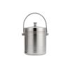 Cubo de Hielo Comercial de Acero Inoxidable de Doble Capa con Rosca Recta para Bar ktv Fiesta Cubo para Hielo Cerveza Helada Champán