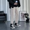 Pantalones de verano para hombre, estilo coreano, modernos, finos, informales, con corte drapeado, para primavera y otoño