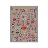 Pegatinas para Uñas Dios de la Fortuna de Año Nuevo En Stock 3D Creativas Festivas Pegatinas para Uñas en Relieve Dios de la Fortuna Modelo Sl