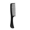 Pente de plástico ferramenta de corte de cabelo preto pente de modelagem de cabelo pente de corte de cabelo pente de cauda pontiaguda de agulha dividida pente plano