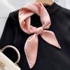 Primavera e Outono 2024 Seda Fina Seda Amoreira Seda Alta Qualidade Cachecol Feminino Presente Vintage Elegante Moderno Combinando Cachecol Pequeno