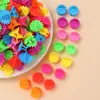 Presilha pequena infantil para cabelo de menina, presilha de cabelo de girassol fofa na cor de doce, presilha de cabelo de borboleta tamanho mini pequena, atacado