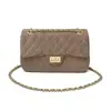 Bolso Pequeño Cuadrado de Cadena a Cuadros Punto de Cruz Retro para Mujer 2026 Nuevo Bolso de Hombro Individual Gran Capacidad Otoño/Invierno Bolso Cruzado de Lujo Ligero para Mujer