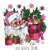 Novo Papai Noel Transfronteiriço Padrão de Transferência de Calor DIY Impressão de Roupas Adesivos de Transferência de Calor Impressão por Transferência de Calor Lavável Impressão por Transferência de Calor