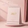 Nuevo Calendario de Escritorio Simple 2027 para Autodisciplina y Gestión del Tiempo, Decoración Creativa de Escritorio de Oficina, Personalizable
