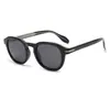 19647 Gafas de Sol Redondas Estilizadas Estilo Retro Europeo y Americano con Montura Tr90 para Mujer, Gafas de Sol con Protección Solar, Gafas de Gama Alta con Núcleo Insertado