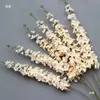 Orquídea Phalaenopsis para Casamento Materiais Decoração de Interior Flores Corredor de Salão de Casamento Arranjo de Flores Arte com Flores de Seda Flores Artificiais Flores para Arco