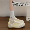 Sapatos de Treino Alemães Versáteis, Simples, Respiráveis, com Solado Macio, para Mulheres, Novo Estilo Verão 2026, Sapatos Casuais Confortáveis Retro que Aumentam a Altura