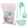 Kit de Ferramentas para Tingir o Cabelo, Tigela para Óleo de Tingimento, Misturador, Cuidados com o Cabelo, Pente Dupla Face para Tingimento, Espremedor Multifuncional para Pasta, Raspador