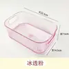 Caja de Almacenamiento Acrílica de Cosméticos de Escritorio de Lujo Ligero Dormitorio Ropa Miscelánea Mesa de Centro Snacks Cesta de Almacenamiento Diario para el Hogar