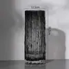 Estilo Nórdico Ins Celebridad de Internet Florero Congelado Glaciar Transparente Arreglo Floral Rosa Flores Frescas Sala de Estar Adorno de Vidrio Hecho a Mano