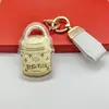 Chaveiro de Ouro Puro 999 Pingente de Marca de Luxo Produto Quente de Vendas Transfronteiriças Comércio Exterior E-commerce Transmissão ao Vivo