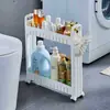Armario de Almacenamiento para Huecos de Baño de 7/8/9 cm Estante Estrecho de 10 cm para Almacenamiento en Cocina, Lado del Refrigerador y Baño