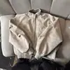 Jaqueta de Baseball Retro Americana Transfronteiriça com Gola Alta Roupa Externa Unissex Estilo Casal Jaqueta de Voo Curta Larga Roupa de Trabalho Roupas de Motocicleta