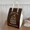 Bolsa aislante desechable para pastel de cumpleaños de 6 pulgadas, 8 pulgadas, 10 pulgadas, bolso de mano para empaque de tienda de comida para llevar, con venta al por mayor
