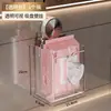 Caja de Almacenamiento de Pañuelos con Ventosa de Lujo Ligero para Baño, Hogar Montado en Pared para Inodoro, Cocina, Portapañuelos sin Taladro