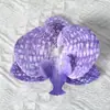 Cabezas de flores artificiales de orquídea mariposa, materiales para flores de pared, materiales para pasadores y accesorios para el cabello hechos a mano para DIY, piezas de flores y accesorios de pétalos para decoración de bodas