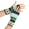 Luvas de Tricô Coloridas Estilo Novo Floco de Neve de Natal Transfronteiriças Fair Isle Quentes Luvas de Lã Tricotadas com Tela de Toque