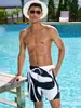 Shorts Masculino de Verão Tendência Estampa de Leopardo Impressão 3D Soltos de Perna Larga Calças Esportivas Casuais Calças de Perna Reta