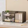 Estante de Armazenamento para Classificação de Assuntos Mesa de Estudante Armário Vertical de Múltiplas Camadas para Armazenamento de Livros Mesa de Escritório Caixa de Arquivos A4 Dormitório