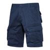 Calça de sarja masculina de cor sólida com múltiplos bolsos, tamanho plus size, moda casual, perna reta, nova coleção de verão da Amazon transfronteiriça