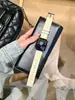 Correa de Cuero Genuino con Patrón de Lichi Adecuada para Apple Watch iWatch 12ª Generación 11/10