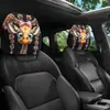 Funda para reposacabezas de coche con diseño de cachorro animal, funda de asiento a prueba de polvo, estilo lindo, almohada de coche, almohada para el cuello