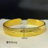 Joia de Liga de Cobre, Cor Esmaltada Paisagem de Mil Milhas Sutra do Coração Pulseira Aberta para Mulheres, Pulseira com Design de Nicho