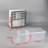 Caja de Elementos de Cajón de Escritorio de Plástico Japonés Caja de Almacenamiento Tipo Bloque de Construcción Estante para Materiales de Componentes Electrónicos Gabinete con Herramienta para Clasificar Tornillos