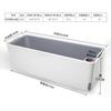 Maceta para Verduras al por Mayor Colgante Maceta Rectangular para Flores Balcón Maceta para Verduras para Perezosos Maceta Larga en Tira Maceta Especial para Cultivar Verduras