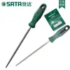 Shida Ferramenta de Afiar para Metalurgia Afiador SATA Liga Metálica Dente Médio Lima Redonda para Ajustador Lima de Aço 03971