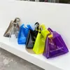 Bolsas de Tote Holográficas de PVC Personalizadas, Bolsas de Gelatina de Regalo Hechas a Medida, Bolsas de Regalo, Bolsas de Recuerdo, Bolsas de Compras de Moda al por Mayor