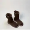 Botas Nuevas de Piel Suave para Invierno 2026 Botas Planas Estilo Martin para Mujer, Populares Botas de Nieve de Uso Bidireccional, Botas Cortas Engrosadas con Forro de Lana para Mujer