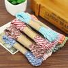 Cuerda de papel de doble hebra de dos colores de 10 m/cuerda de sésamo, cuerda de materia prima hecha a mano, fabricantes de cuerdas de papel DIY al por mayor