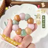 Cuentas de Ajo de Semilla de Bodhi Multicolor para que los Estudiantes Jueguen, Juguete Giratorio a Mano para Aliviar el Estrés, Cuentas de Oración Budistas, Venta al por Mayor