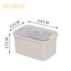 Caja de Almacenamiento Personalizada Cesta de Almacenamiento de Snacks Plástico Cosméticos Caja de Almacenamiento para el Hogar Caja de Almacenamiento para Dormitorio con Tapa